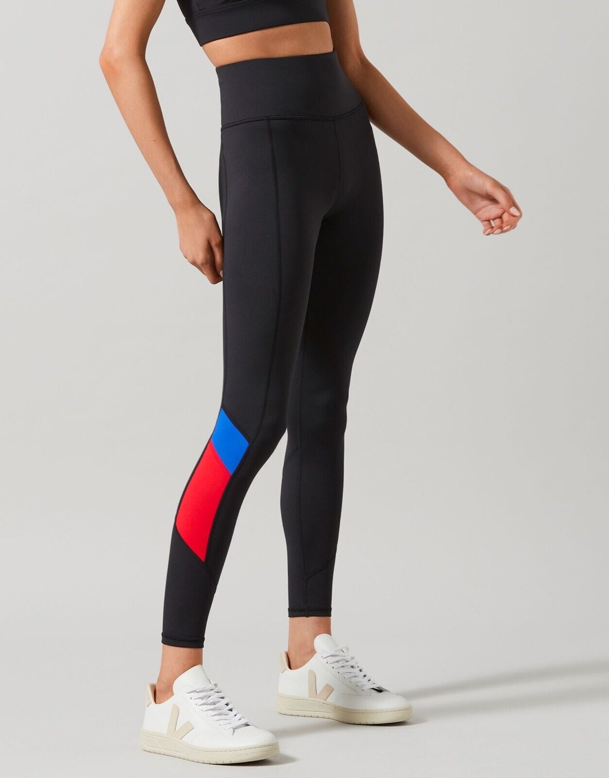 Lilybod Montarna Leggings Smoke Black . Side image.