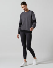 Lilybod Lexie Sweater Dark Grey. Full body image