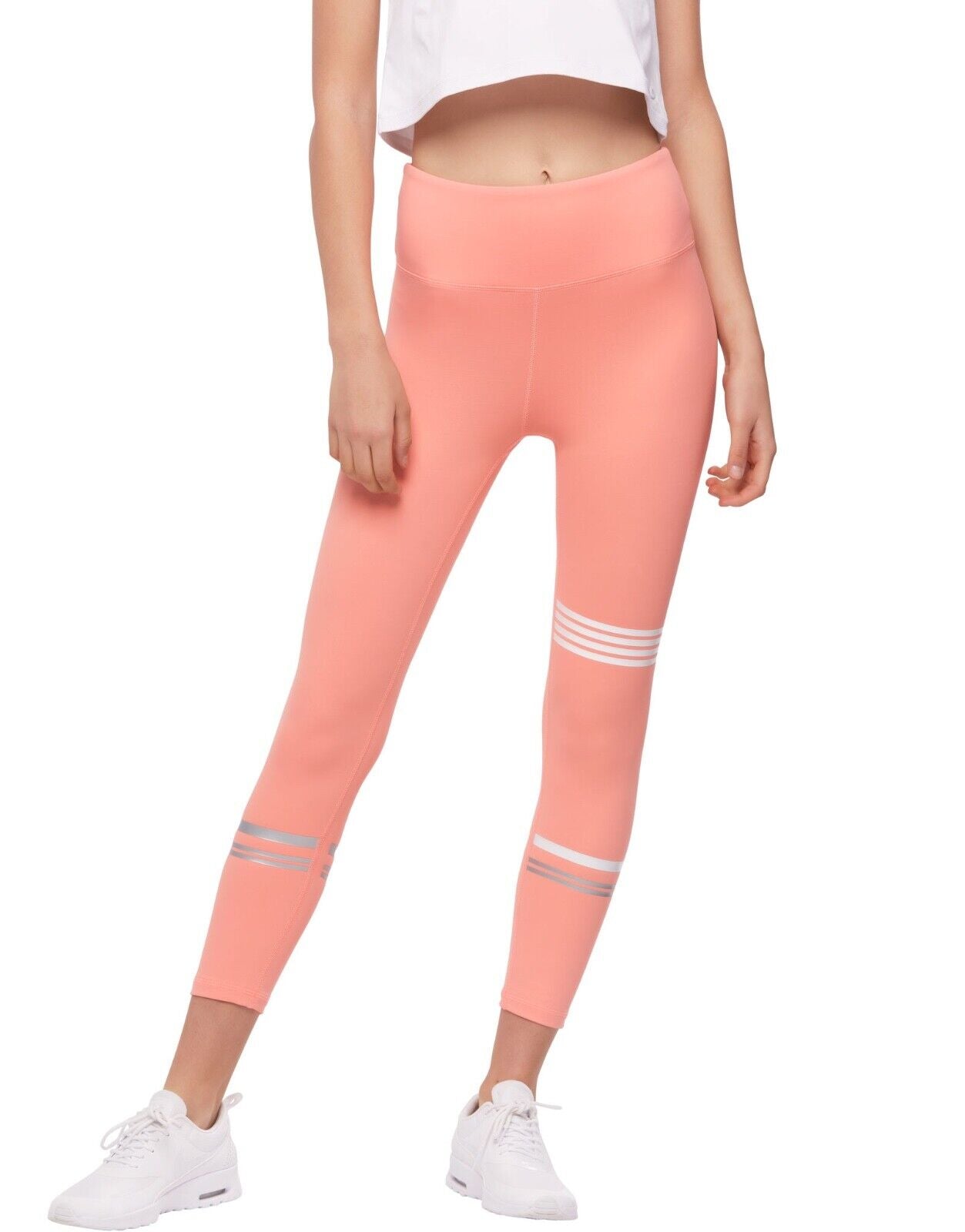 Lilybod Morgan Leggings Peach. Front image.