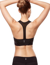 Lilybod Willow Sports Bra Carbon Lite. Back image.