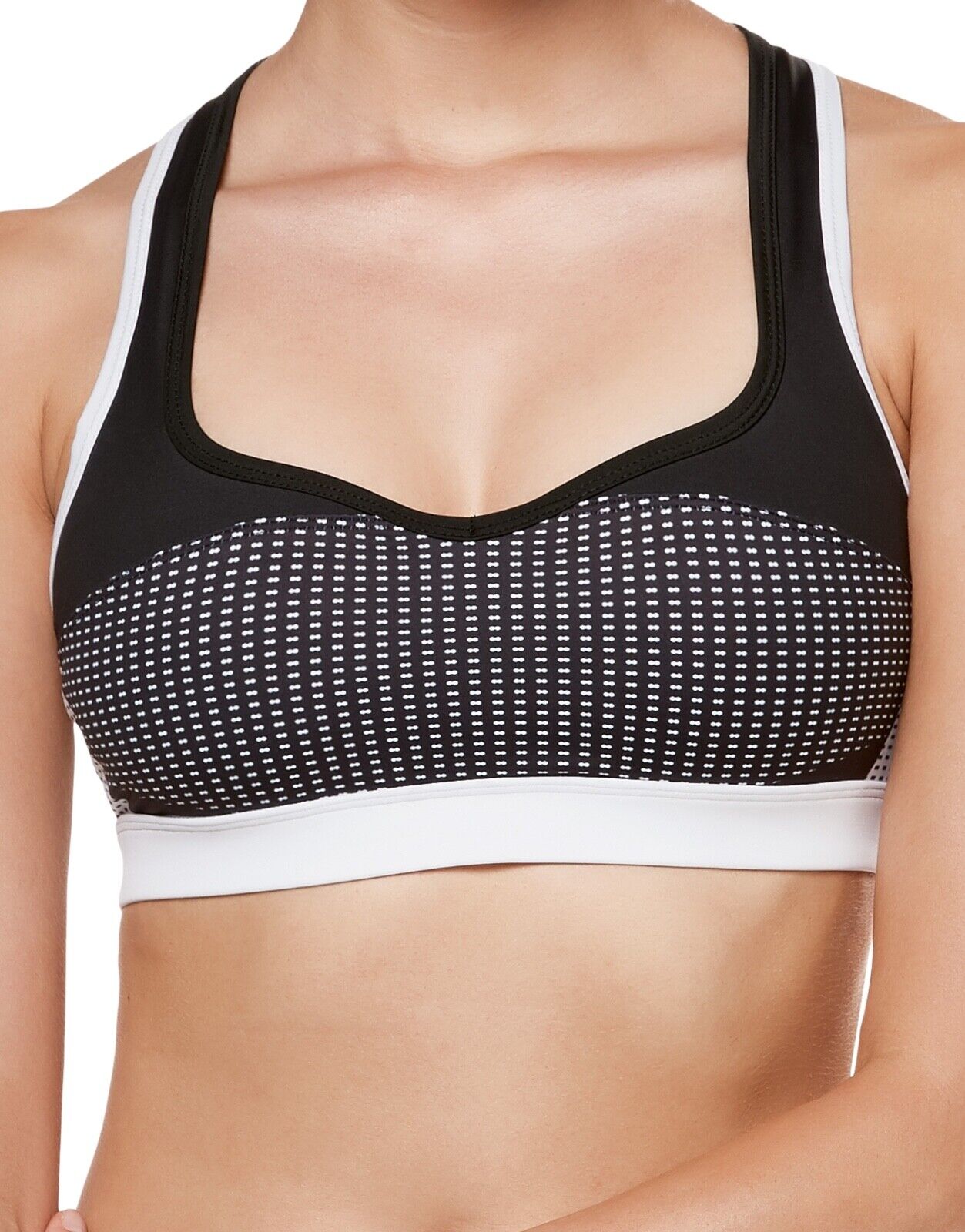 Lilybod Chloe Sports Bra Superstar Black. Close Image.