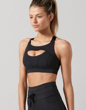 Lilybod Maxi Sports Bra Size XS Black. Side image.