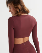 Lilybod Sam Shelf Bra Top Windsor. Back image.