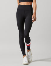 Lilybod Brooklyn-XR Leggings Smoke Black. Front Image.