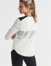 Lilybod Bella Long Sleeved Top White. Back Image.
