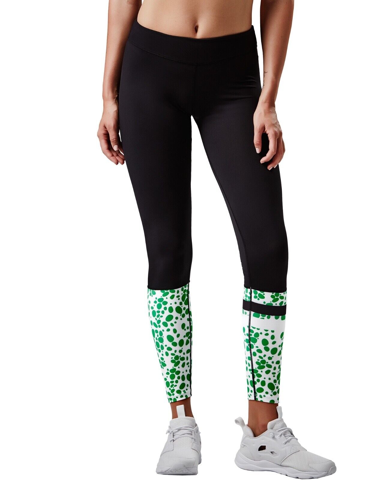 Lilybod Clare Full Length Leggings Bermuda Splice. Front image.