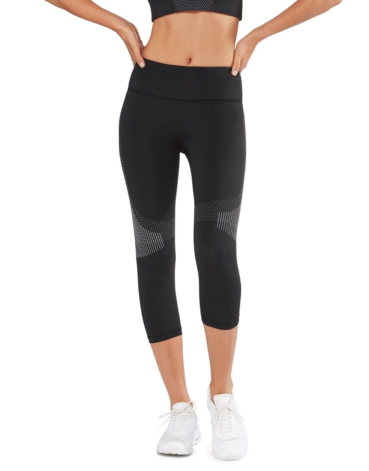 Lilybod Milly Leggings Black. Front image.