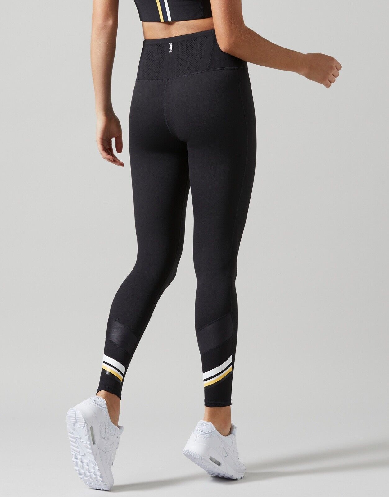 Lilybod Taylor Leggings Smoke Black. Back image.