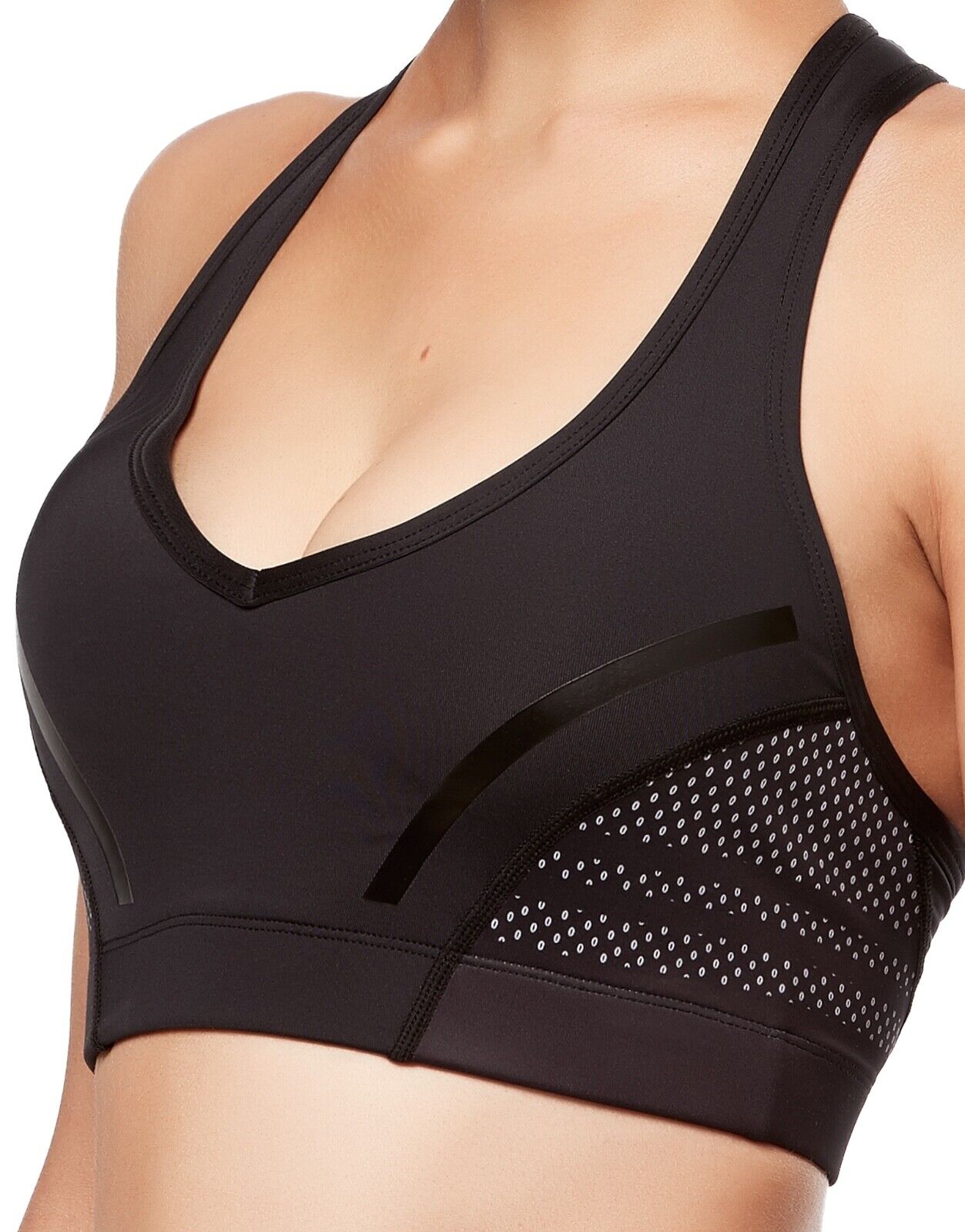 Lilybod Willow Sports Bra Carbon Lite. Close image.