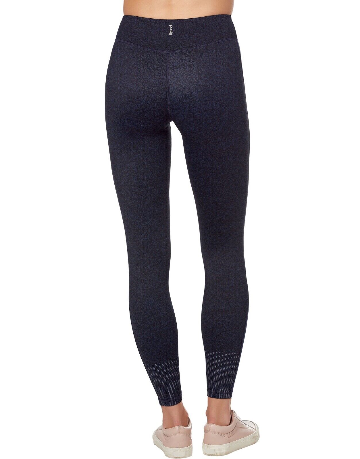 Lilybod Harper Leggings Navy Mist. Back image.