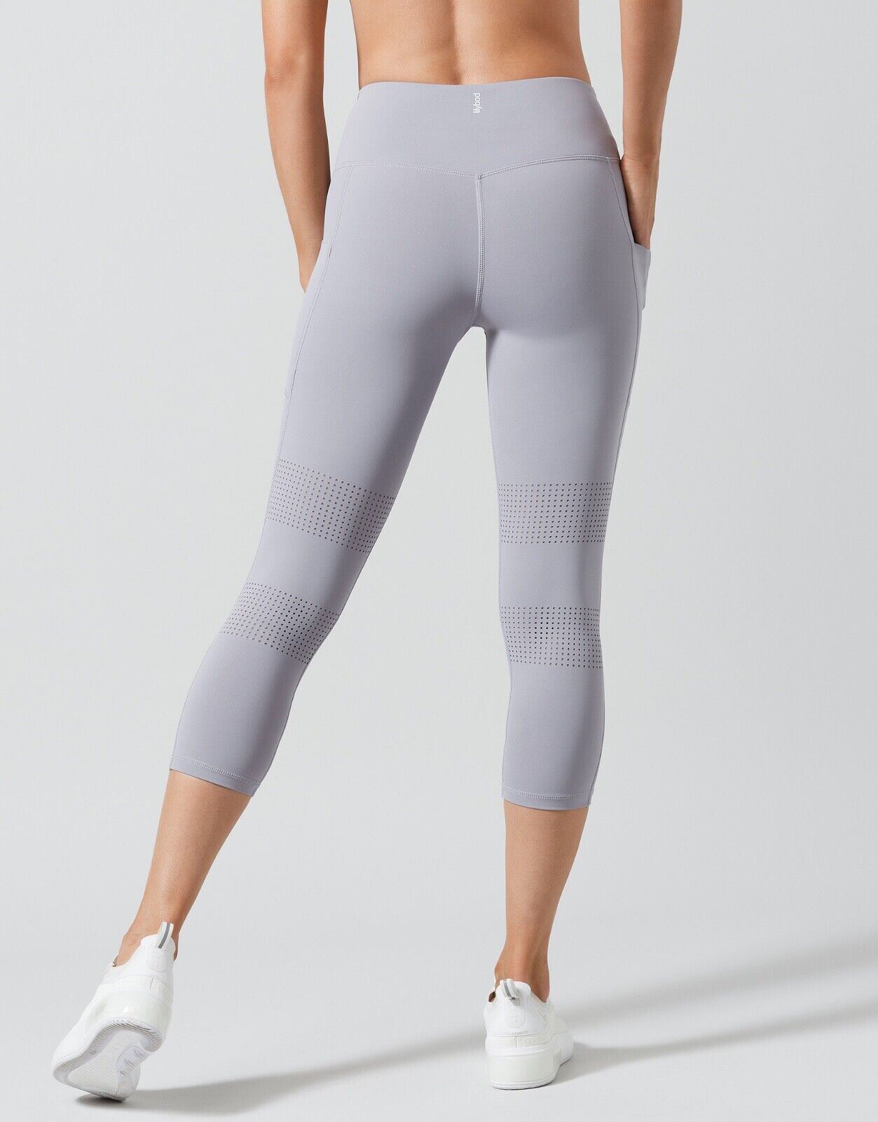 Lilybod Lolah Leggings Size S Lilac Grey. Back image.