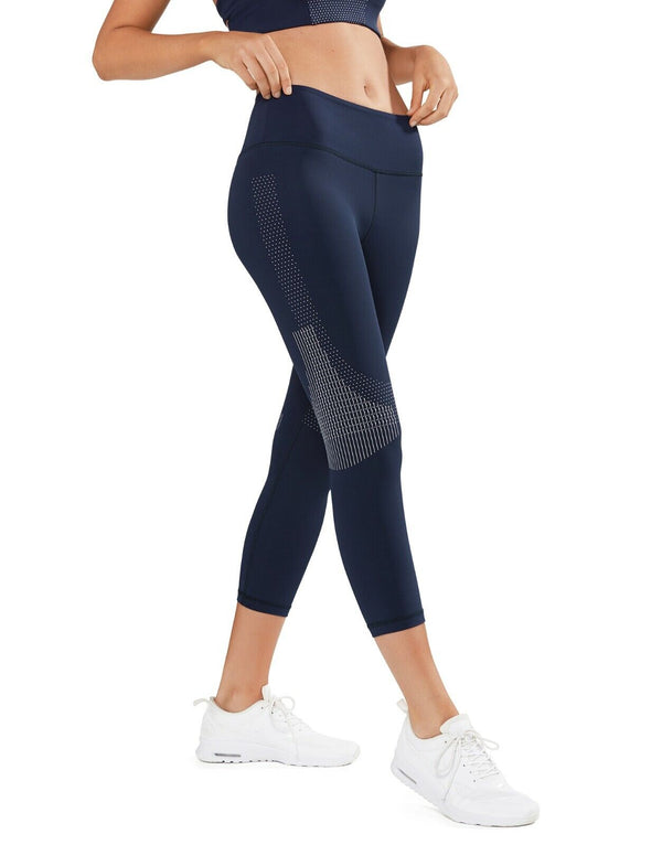 Lilybod Milly Leggings Blue Eclipse. Side image.