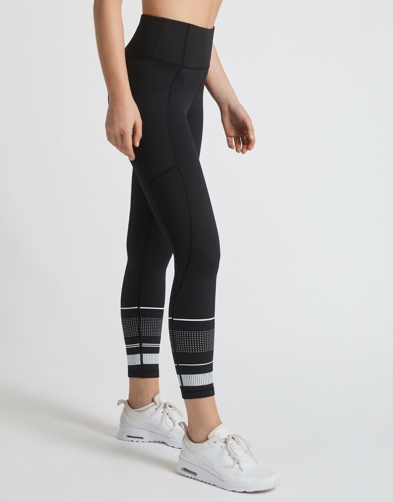 Lilybod Zoe X Leggings Tarmac Black. Side image