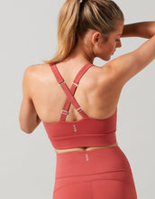 Lilybod Baseline Sports Bra Canyon. Back Image.