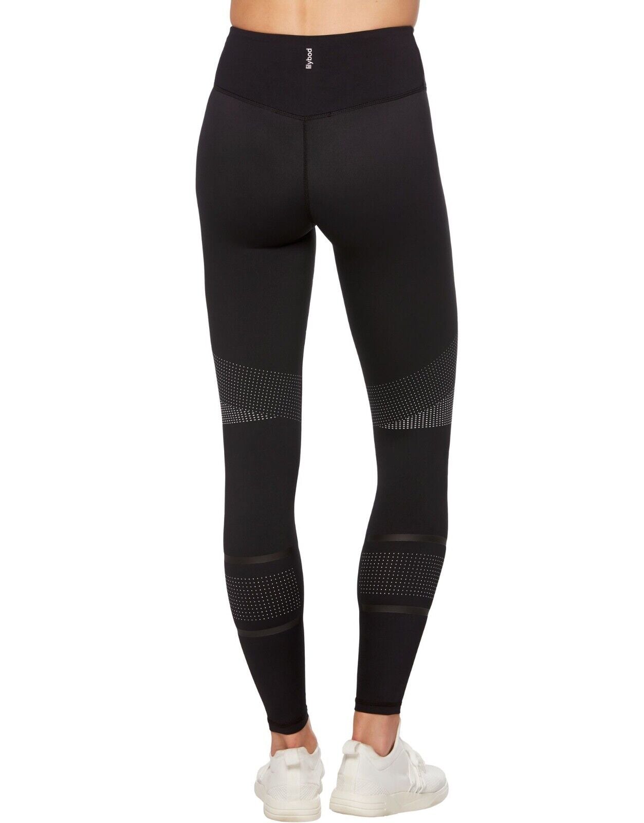 Lilybod Luca Leggings Ultra Carbon. Back image