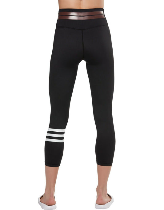 Lilybod Remy Leggings Tarmac Black. Back image.