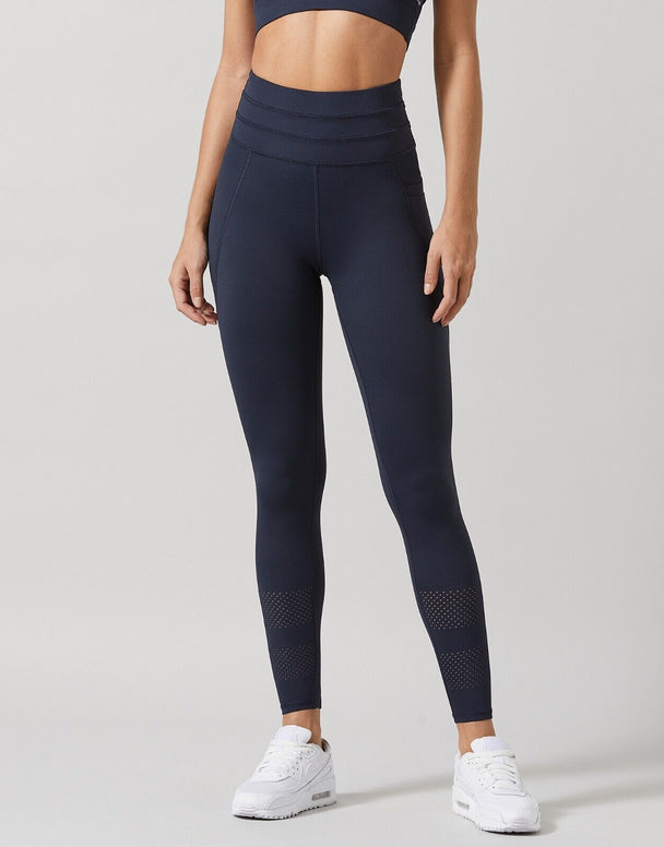Lilybod Amur-2XR Leggings Carbon. Front image.