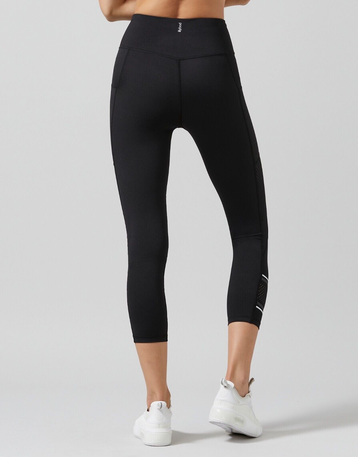 Lilybod Emma Leggings Black. Back image.