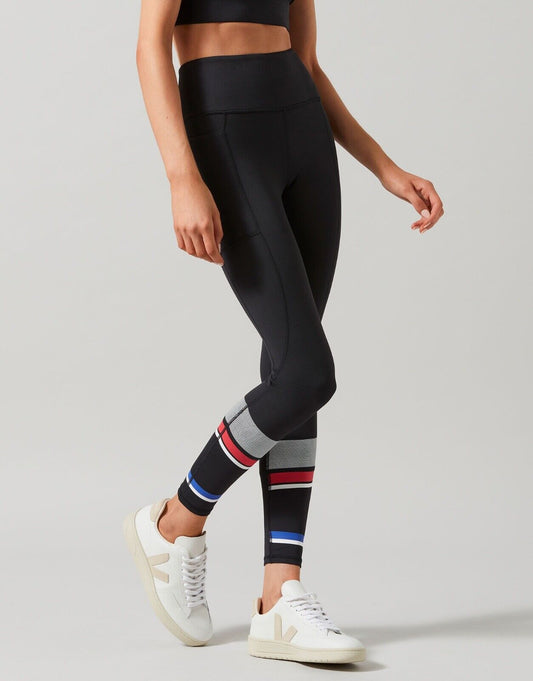 Lilybod Hannah-XR Leggings Size XS Smoke Black. Side image.