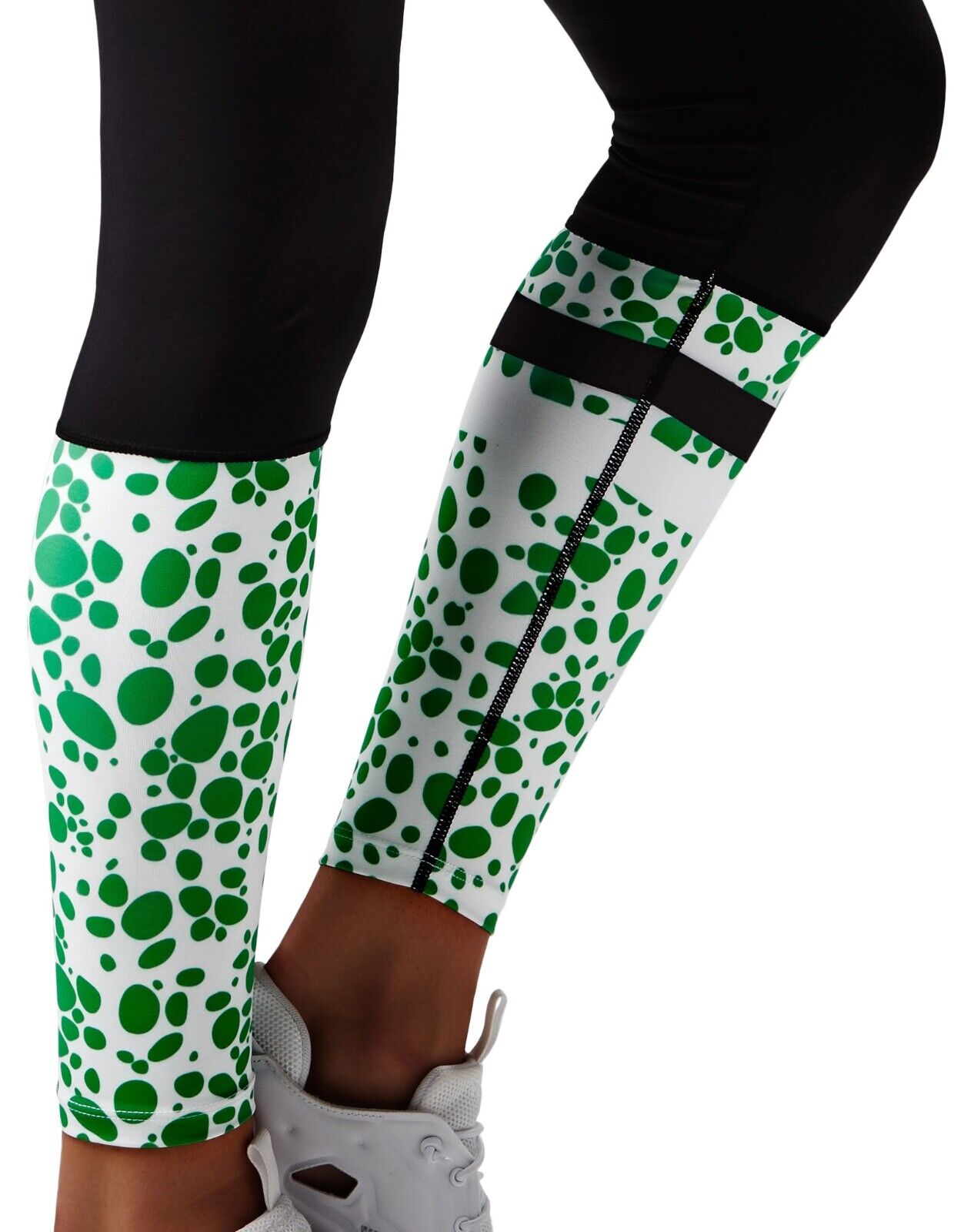 Lilybod Clare Full Length Leggings Bermuda Splice. Detail image.