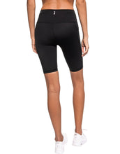 Lilybod Trinity Bike Shorts Black. Back image.
