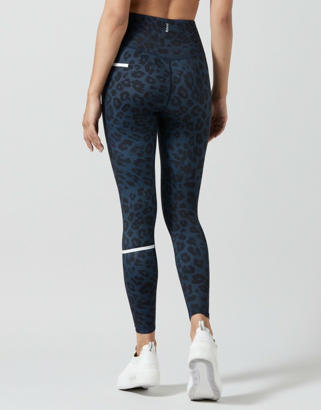 Lilybod Karla Leggings Midnight Navy. Back image.