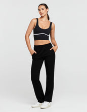 Lilybod Aimie Wide Leg Relaxed Fit Joggers Black- Sale Item
