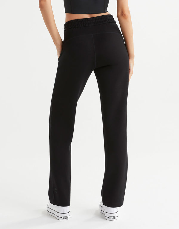 Lilybod Aimie Wide Leg Relaxed Fit Joggers Black- Sale Item