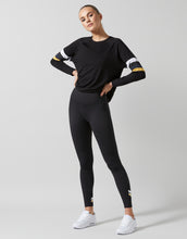 Lilybod Anna Long Sleeved Top Smoke Black