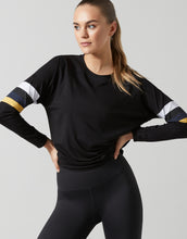 Lilybod Anna Long Sleeved Top Smoke Black