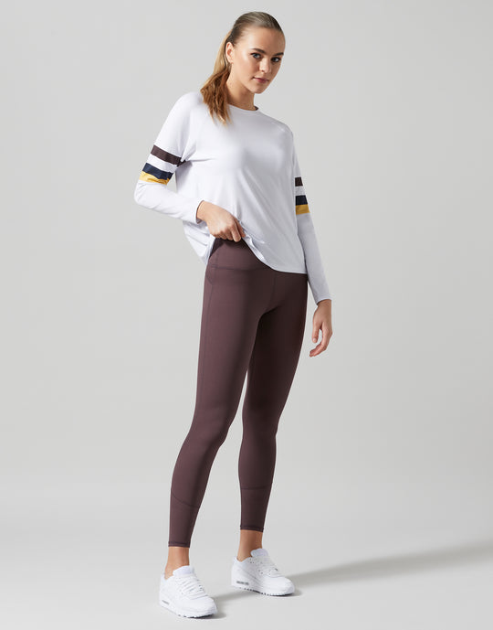 Lilybod Anna Long Sleeved Top White