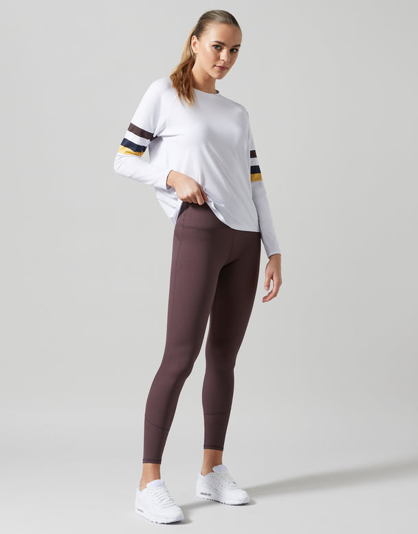 Lilybod Anna Long Sleeved Top White