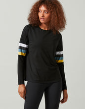 Lilybod Anna-XR Long Sleeved Top Smoke Black Lemon