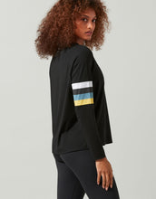Lilybod Anna-XR Long Sleeved Top Smoke Black Lemon