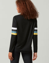 Lilybod Anna-XR Long Sleeved Top Smoke Black Lemon