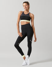 Lilybod Ariel Leggings Black, Slate & Lemon - Sale Item