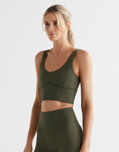 Lilybod Ava Long Sports Bra Army Green - Sale Item