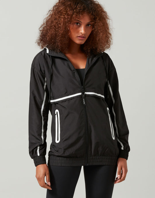 Lilybod Camila Windbreaker Jacket Black