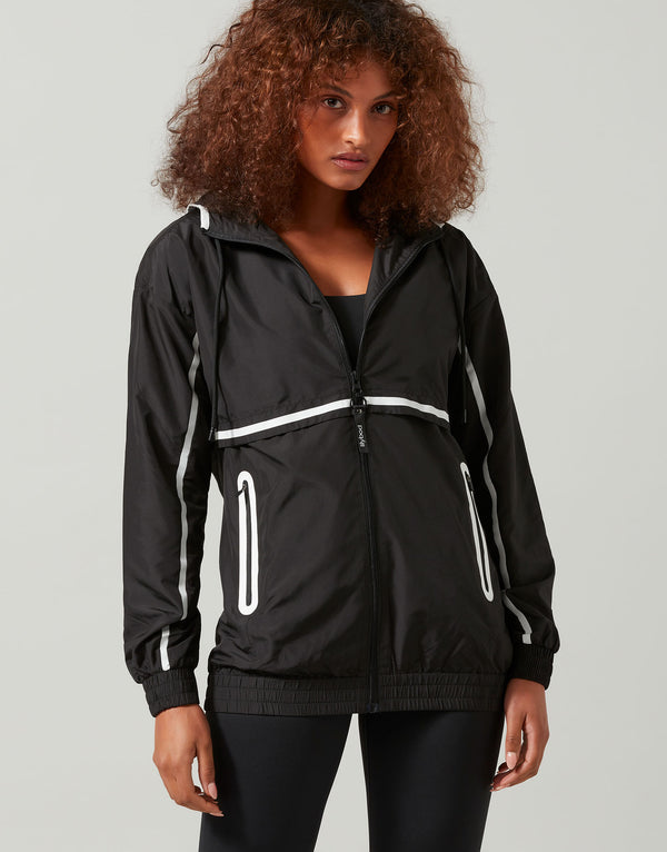 Lilybod Camila Windbreaker Jacket Black