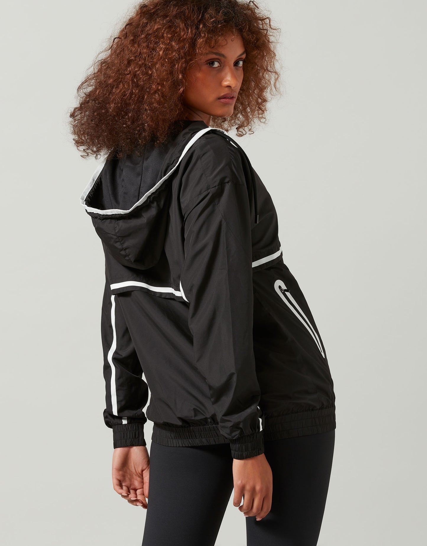 Lilybod Camila Windbreaker Jacket Black