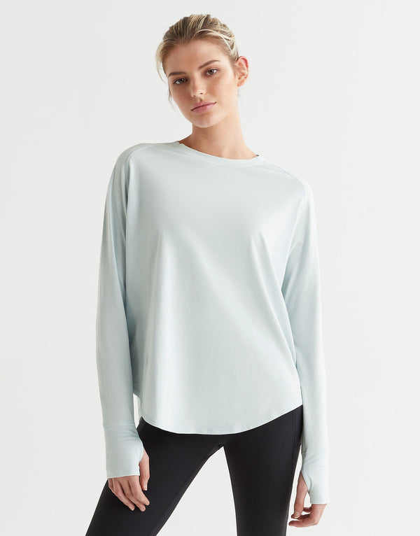 Lilybod Clare Vintage Washed Slub Light Blue