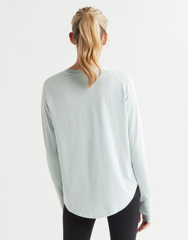 Lilybod Clare Vintage Washed Slub Light Blue