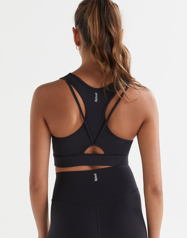 Lilybod Frankie Cloud-Core Sports Bra Black