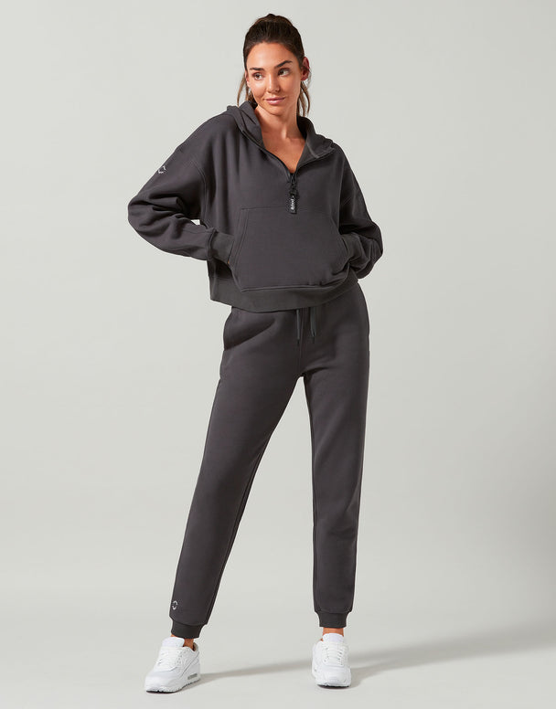 Lilybod Georgie Fleece Sweatpants Obsidian Gray