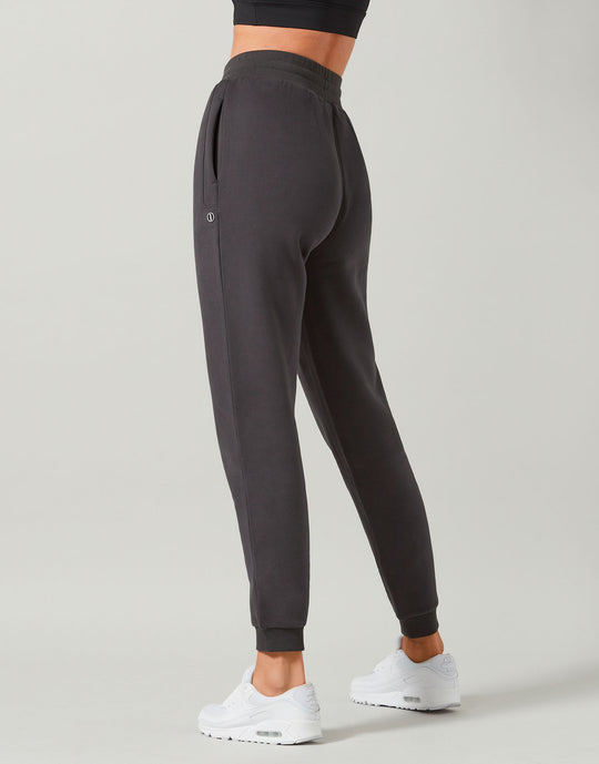 Lilybod Georgie Fleece Sweatpants Obsidian Gray