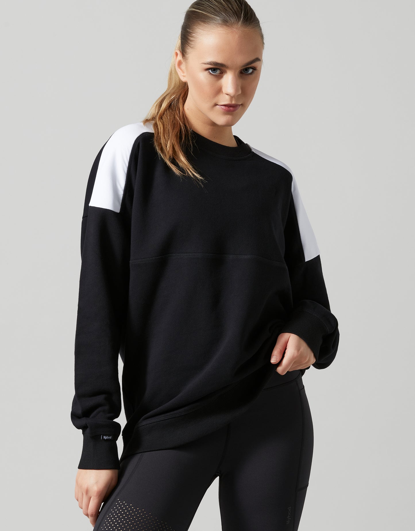 Lilybod Hart Oversized Sweater Black