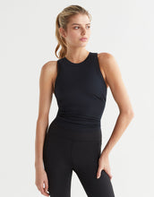 Lilybod Kendall Mesh Tie-Up Tank Sky Captain