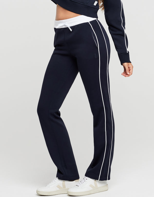 Lilybod Kirsten Wide Leg Pant Navy White - Sale Item