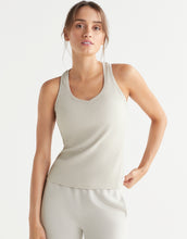Lilybod Leera Ribbed Tank Sand