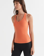 Lilybod Leera Ribbed Tank Terracotta